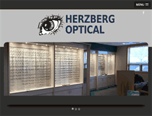 Tablet Screenshot of herzbergoptical.com